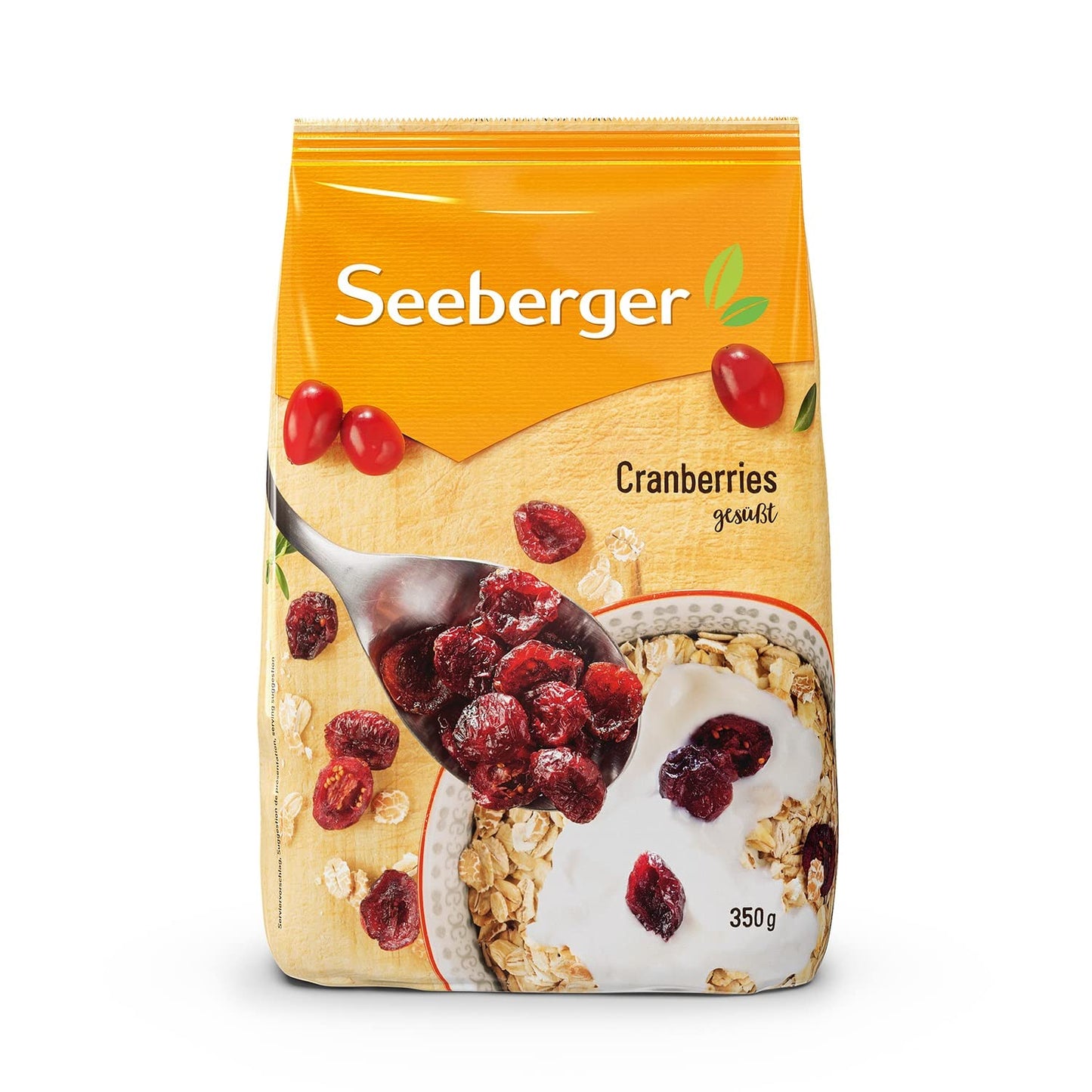 Seeberger Halbierte Cranberries gesüsst und getrocknet 125g