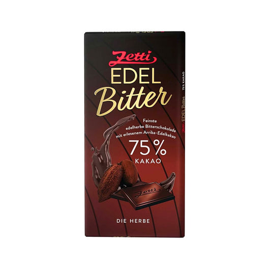 Zetti Edel Bitter 75%Cacao 100g