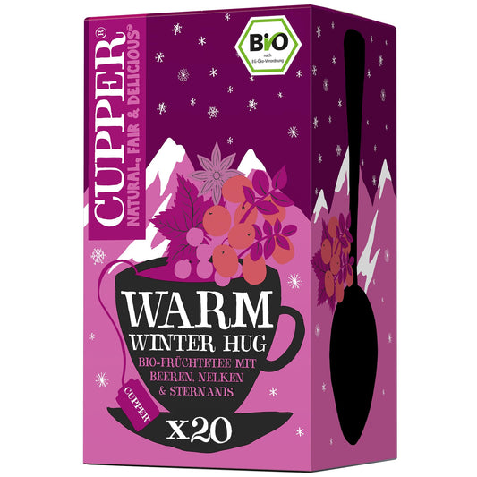 Bio Cupper Warm Winter hug Tee 20ST 40g