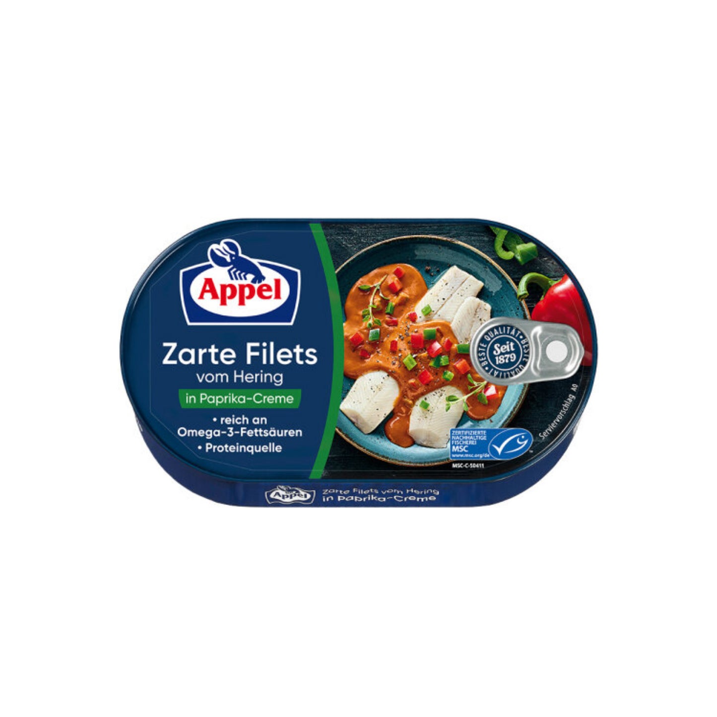 MSC Appel Heringsfilets Paprika-Creme 200g