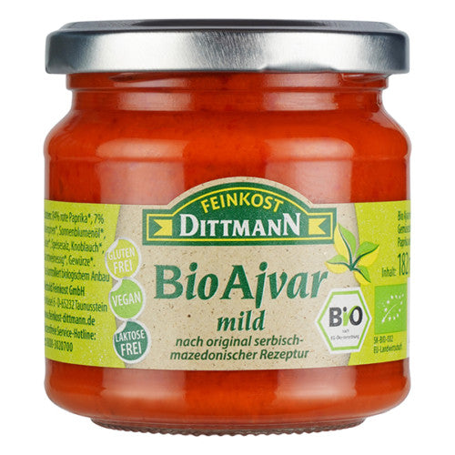 Bio Feinkost Dittmann Ajvar mild 182ml