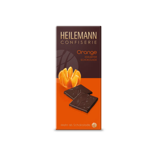 Heilemann Orange Edelbitter Schokolade 80g