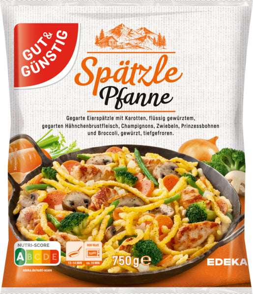 GUT& GÜNSTIG Spätzlepfanne 750g