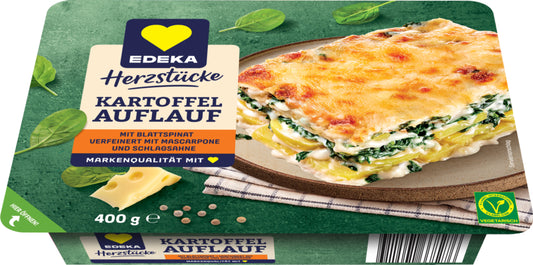 EDEKA Herzstücke Kartoffel-Blattspinat Auflauf 400g