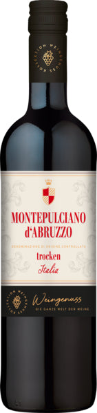 Wein-Genuss Montepulciano d'Abruzzo trocken DOC 0,75l