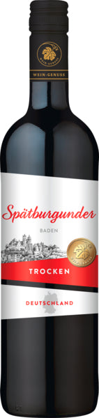 Wein-Genuss Spätburgunder Rotwein Baden QbA trocken 0,75l