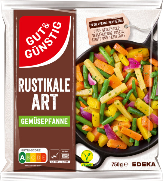 GUT&GÜNSTIG Pfannengemüse Rustikale Art 750g