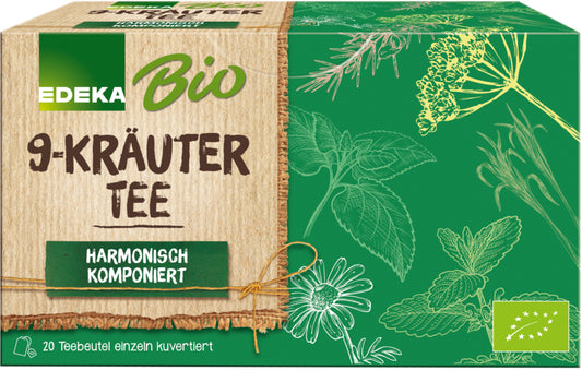 Bio EDEKA 9-Kräuter Tee 20x2g