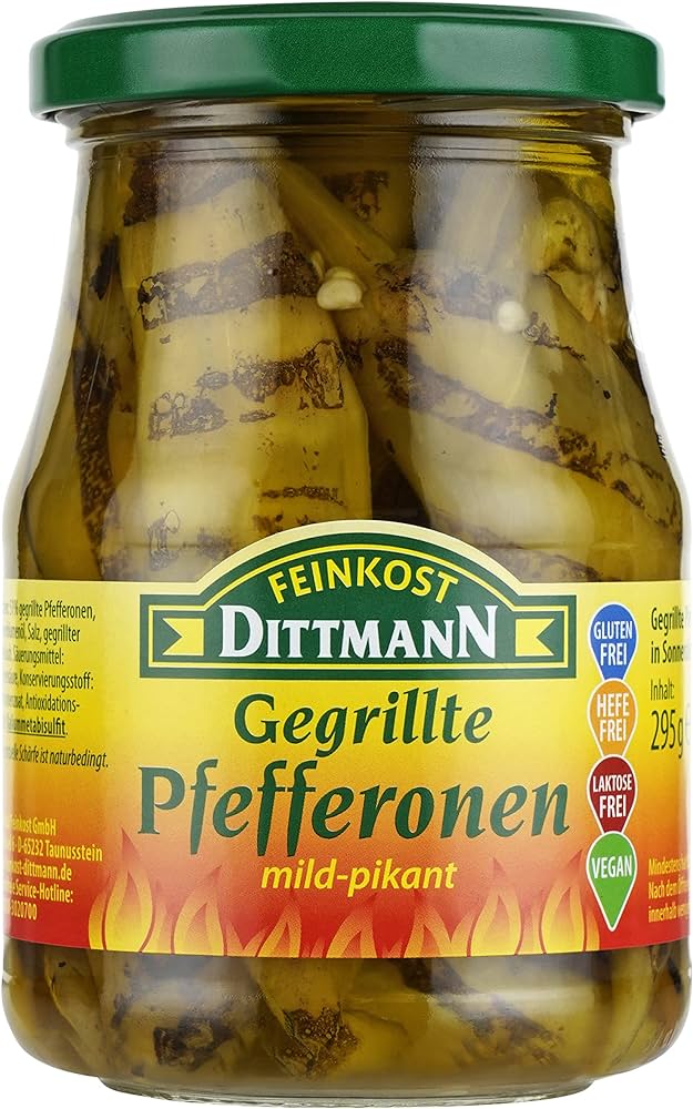 Feinkost Dittmann Gegrillte Pfefferonen 295g