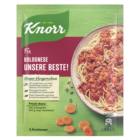 Knorr Fix Bolognese Unsere Beste! 38g