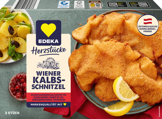 EDEKA Herzstücke Wiener Kalbschnitzel 360g QS