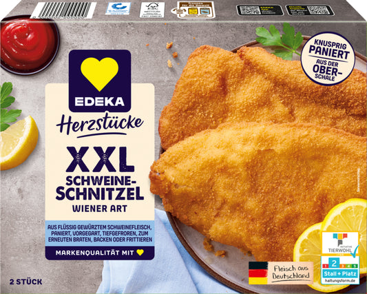 EDEKA Herzstücke XXL Schweineschnitzel 500g QS ITW