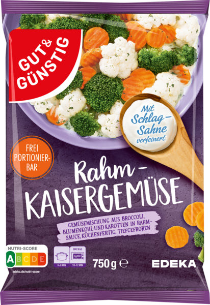 GUT&GÜNSTIG Rahm-Kaisergemüse 750g