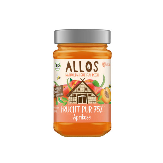 Bio Allos Frucht Pur Aprikose Konfitüre 250g