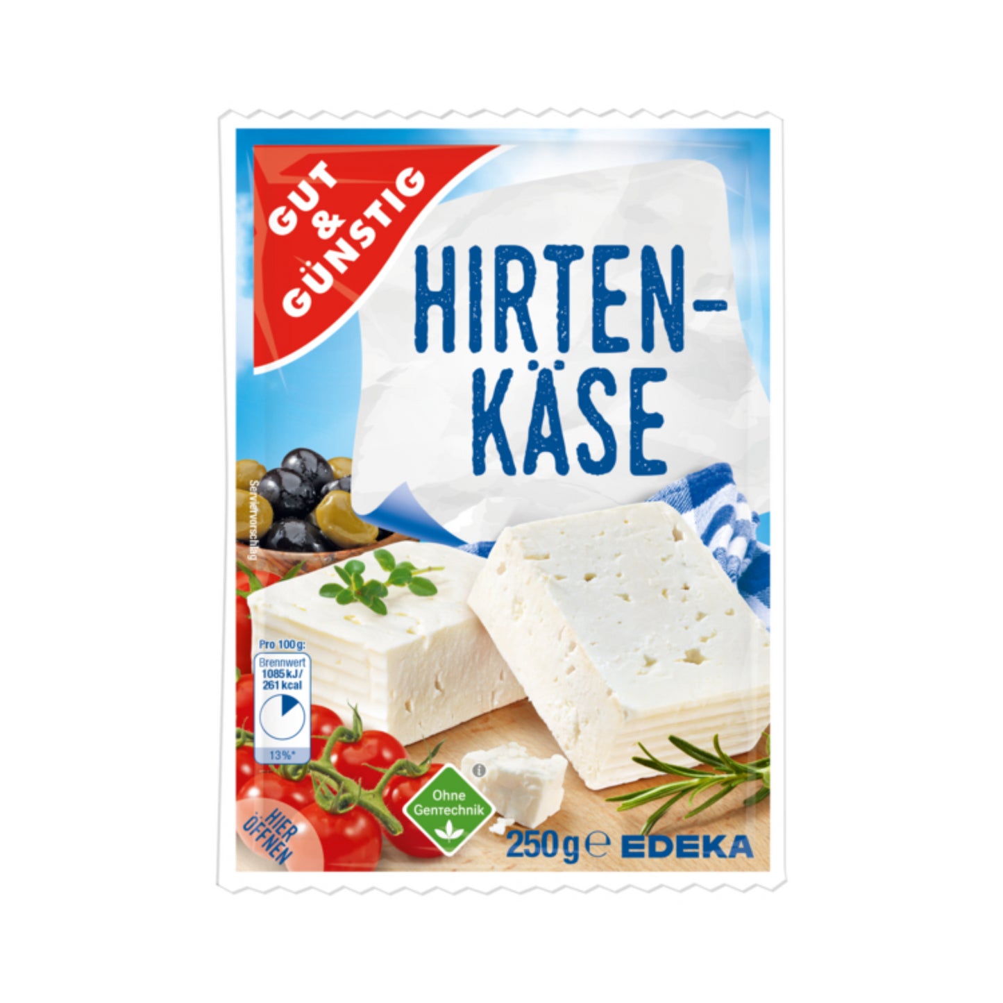 GUT&GÜNSTIG Hirtenkäse 45% F.i.Tr.250g VLOG