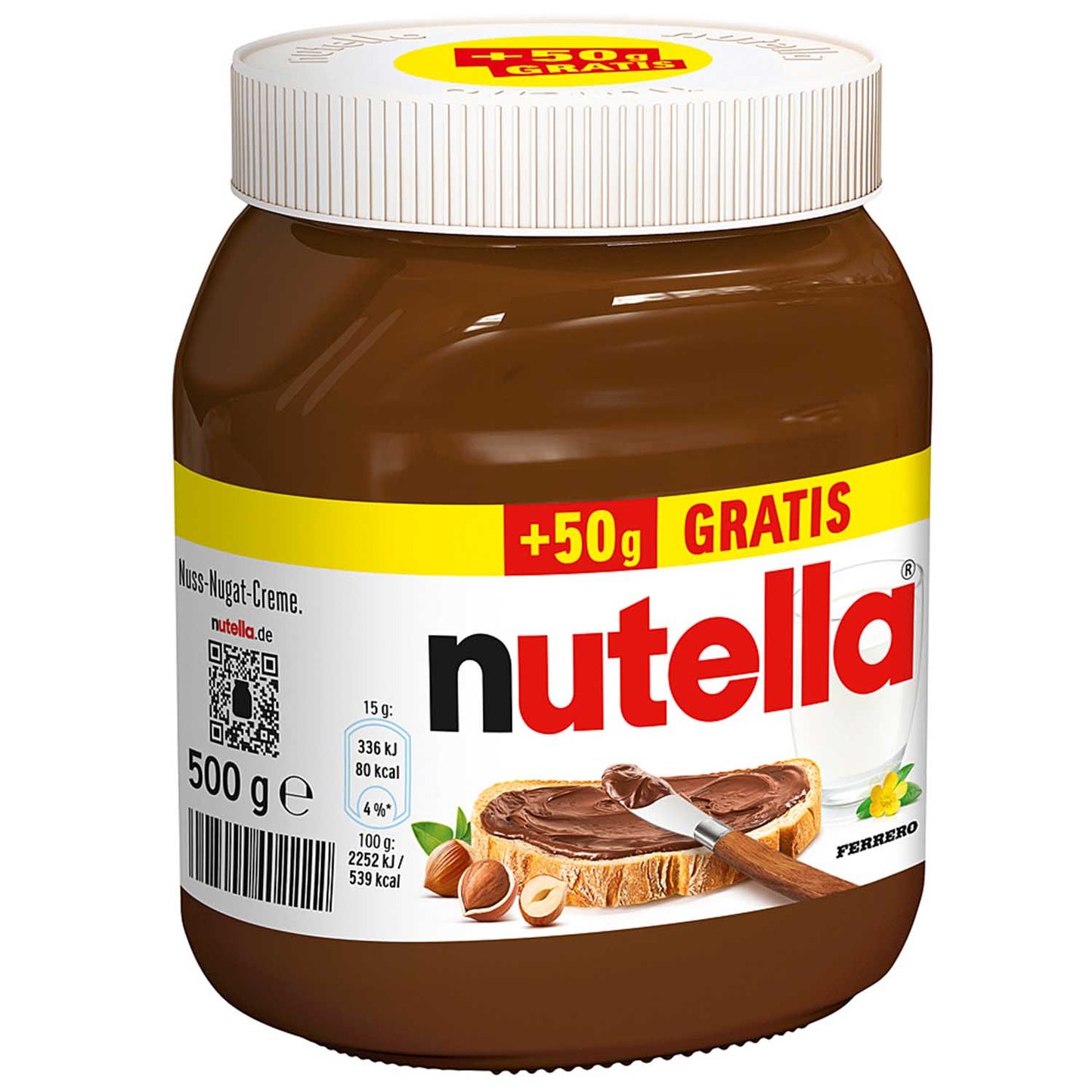 Nutella 450g+50g