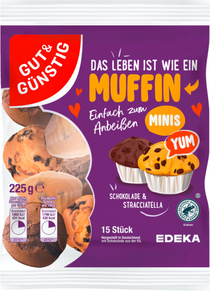 GUT&GÜNSTIG Mini Muffins 225g