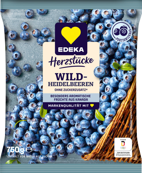 EDEKA Herzstücke Wild-Heidelbeeren 750g