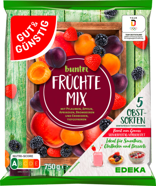 GUT&GÜNSTIG Bunter Früchte Mix 750g