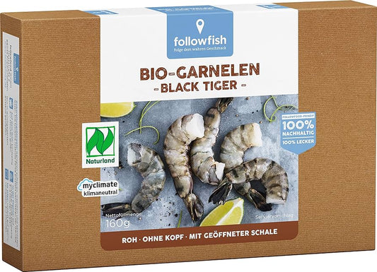 Bio Followfood Black Tiger Garnelen netto 160g