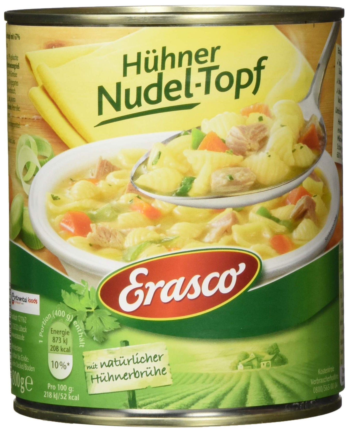 Erasco Hühner-Nudeltopf 800g