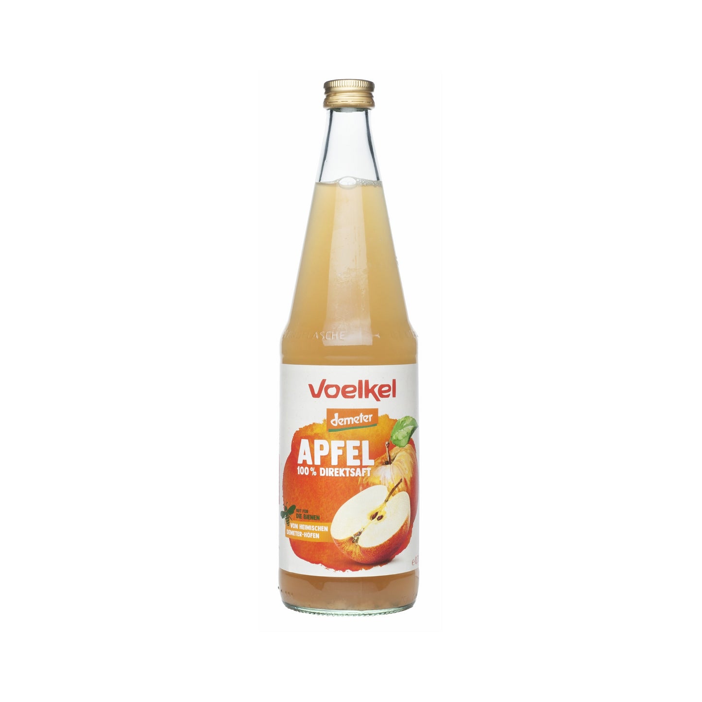 Demeter Voelkel Apfelsaft naturtrüb 1l MW