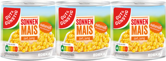 GUT&GÜNSTIG Sonnenmais 3x150g