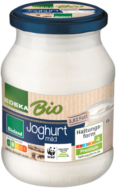 Bio EDEKA Joghurt Natur 3,8% 500g MW