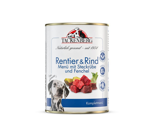 Tackenberg Rentier und Rind mit Steckrüben&Fenchel 400g