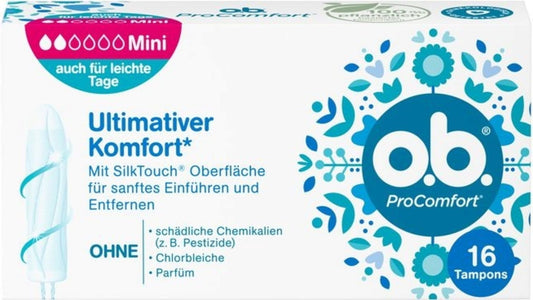 o.b.Tampons Pro Comfort Mini 16ST