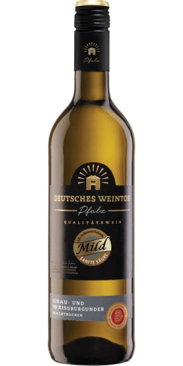 Deutsches Weintor Pfalz Grauburgunder Weißburgunder QbA mild 0,75l