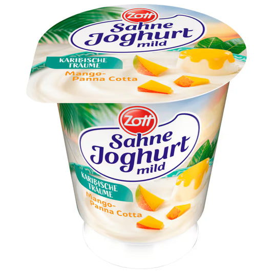 Zott Sahnejoghurt Mango-Panna Cotta 10% 140g