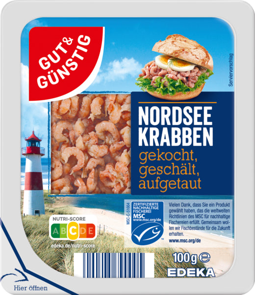MSC GUT&GÜNSTIG Nordseekrabben 100g