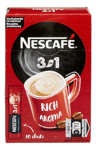 Nescafe 3in1 Sticks 10ST 165g