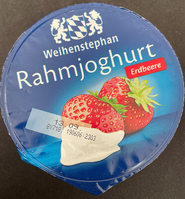 Weihenstephan Rahmjoghurt Erdbeer 150g