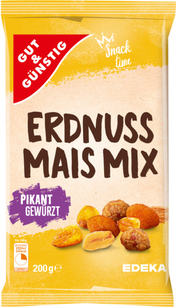 GUT&GÜNSTIG Erdnuss-Mais-Mix 200g