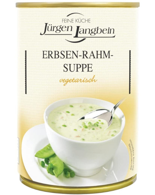 Jürgen Langbein Erbsen Rahm Suppe 400ml