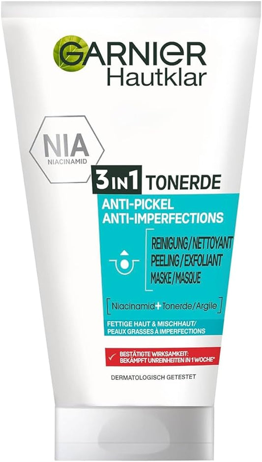 Garnier Hautklar 3in1 Reinigung+Peeling+Maske 150ml