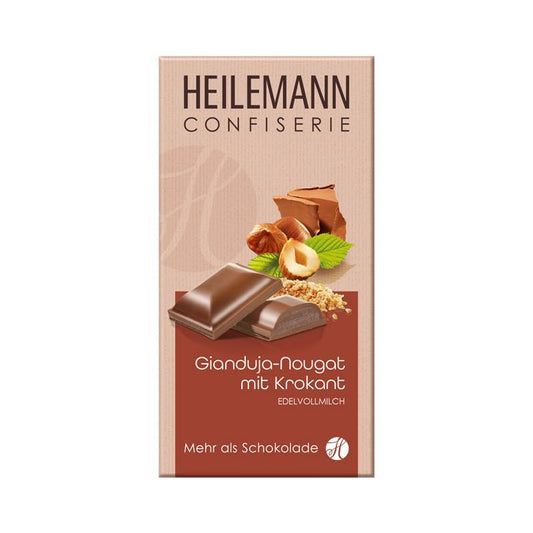 Heilemann Schokolade Gianduja-Nougat Vollmilch 100g