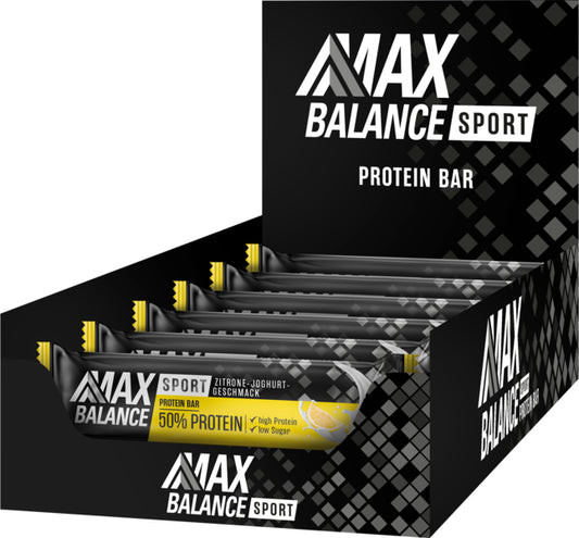 Max Balance Sport Protein Bar Zitrone-Joghurt 50% Protein 45g