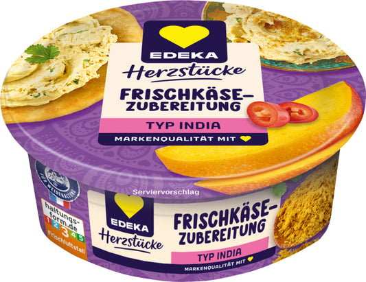 EDEKA Herzstücke Frischkäse India 50% 150g