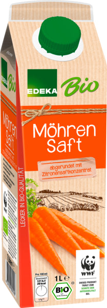 Bio EDEKA Möhrensaft 1l