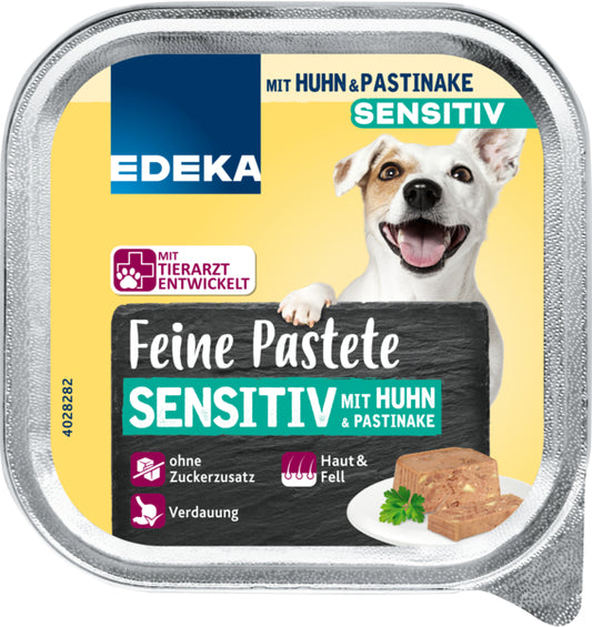 EDEKA Feine Pastete Sensitive Huhn&Pastinake 150g