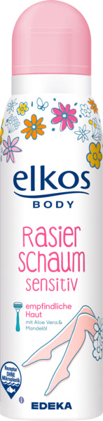 EDEKA elkos Rasierschaum sensitiv for women 150ml