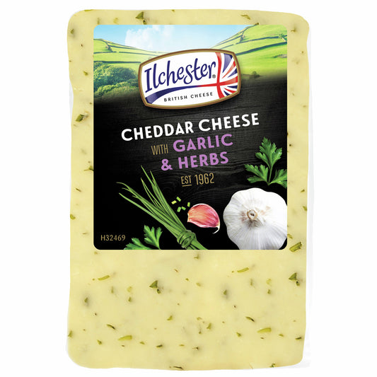 Cheddar mit Kräutern&Knoblauch 51% Rahmstufe 150g
