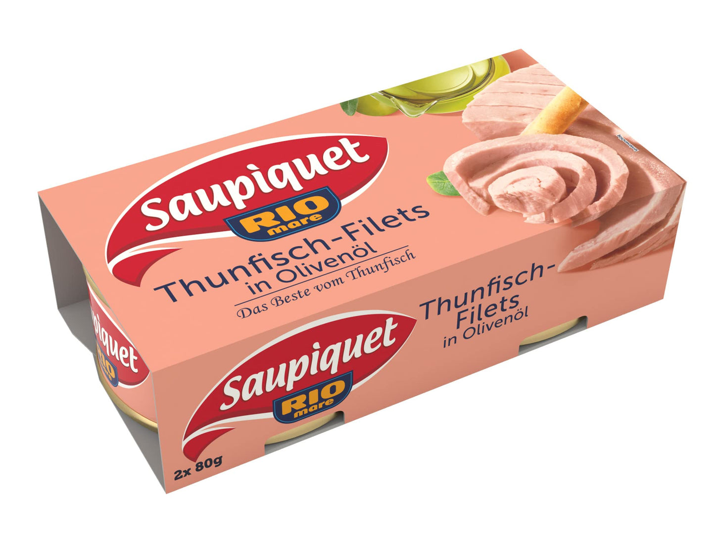 MSC Saupiquet Thunfisch Filet in Olivenöl 2x80g