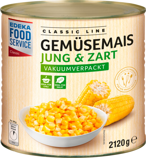 EDEKA Foodservice Classic Gemüsemais jung&zart 2120g