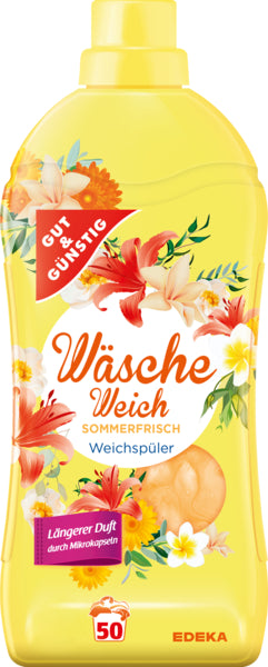 GUT&GÜNSTIG Weichspüler Sommerfrisch 50WL 1,5l