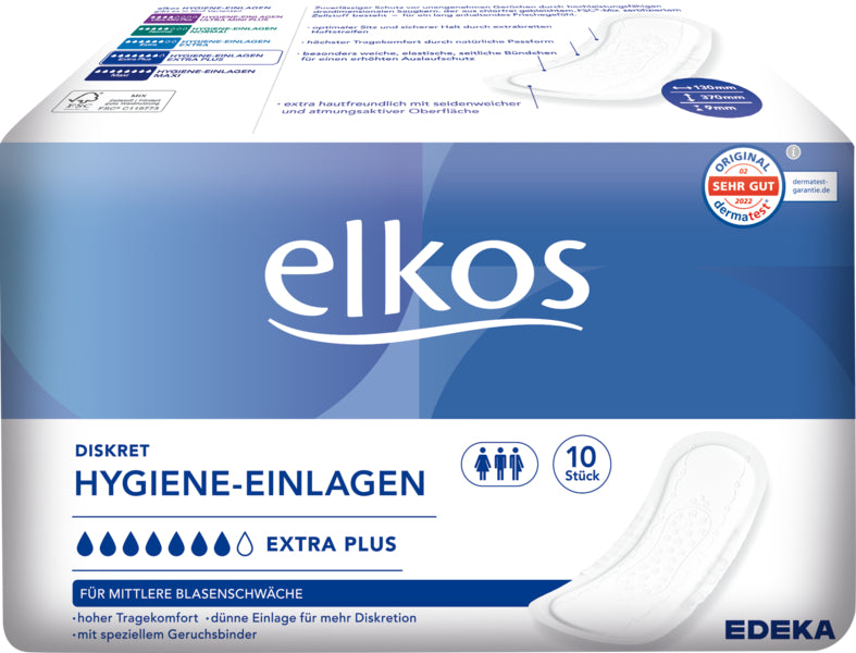 EDEKA elkos Hygiene-Einlagen Extra Plus 10ST