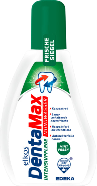 EDEKA elkos DentaMax Mundwasser Mint Fresh 125ml